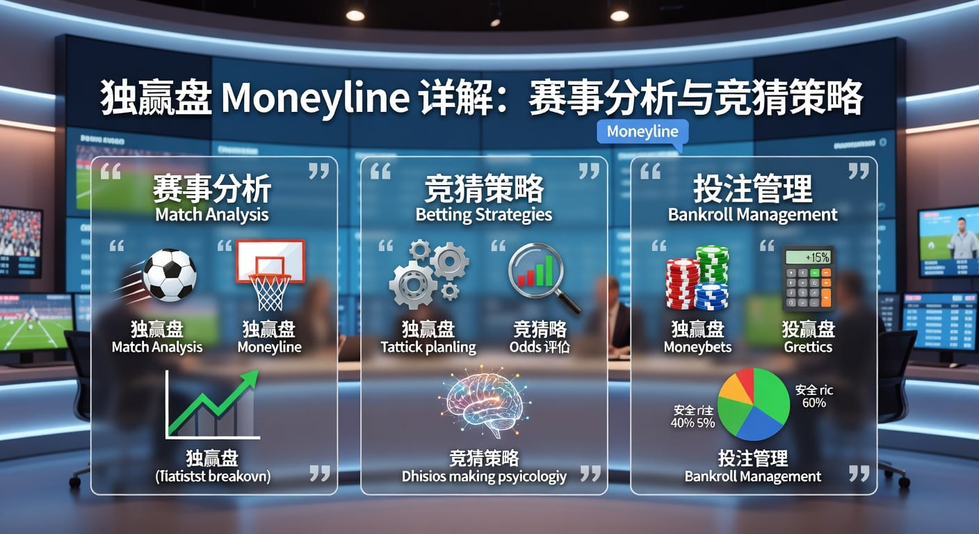 独赢盘 moneyline 实战解析：规则、判断与投注技巧
